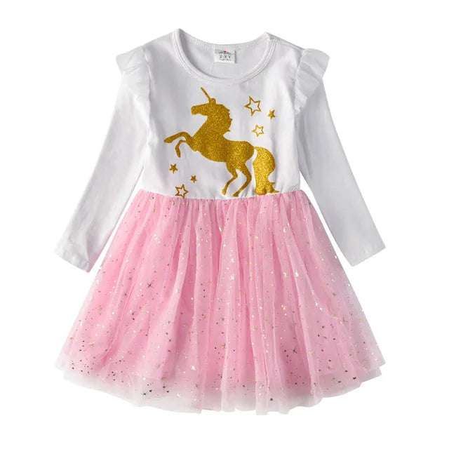 Unicorn Party Princess Dress