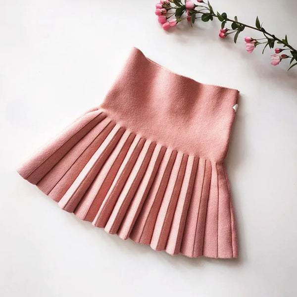 Casual Pleated Skirt