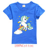 Unicorn Kids Cartoon Outfits Baby