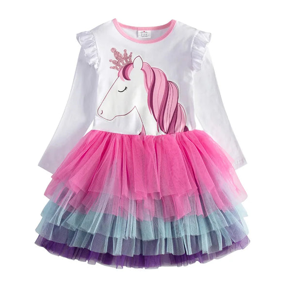 Unicorn Party Princess Dress