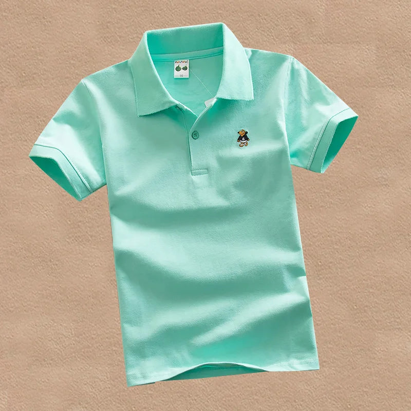 Solid Colour Polo Shirt