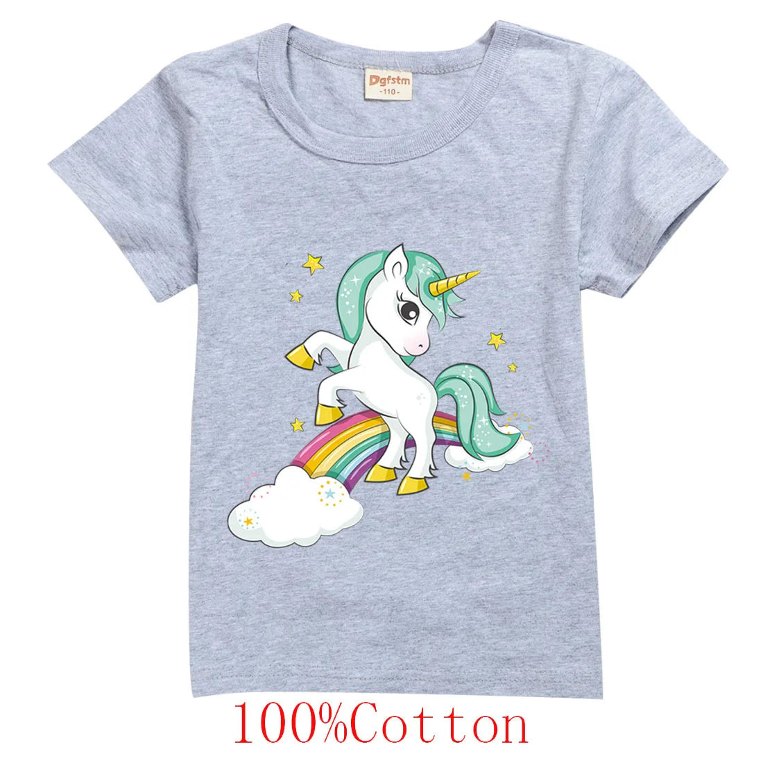 Unicorn Kids Cartoon Outfits Baby