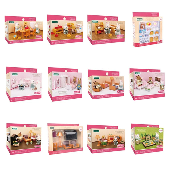 Miniature Furniture Toys Set