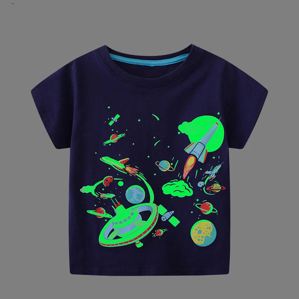 Cartoon Rocket T-Shirt