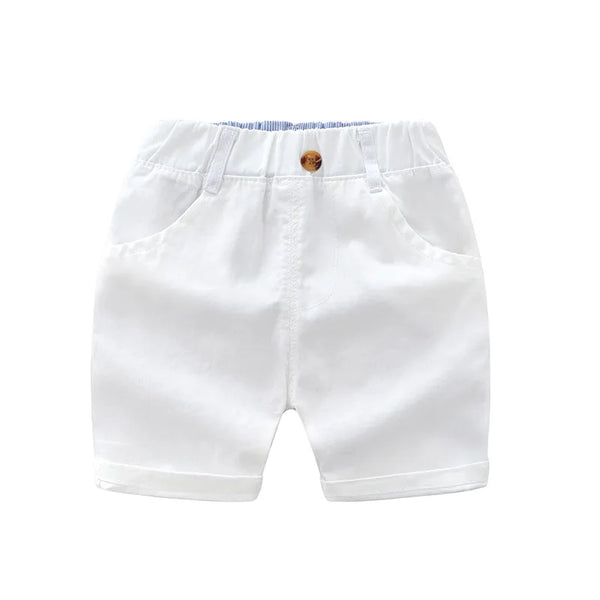 Solid Colour Cotton Shorts