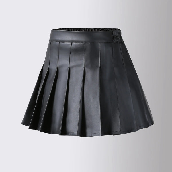 High Waist Pleated Skirt