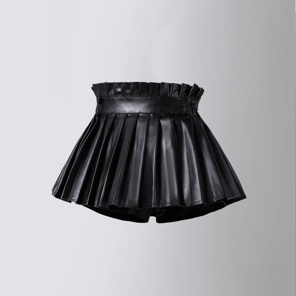 High Waist Pleated Skirt