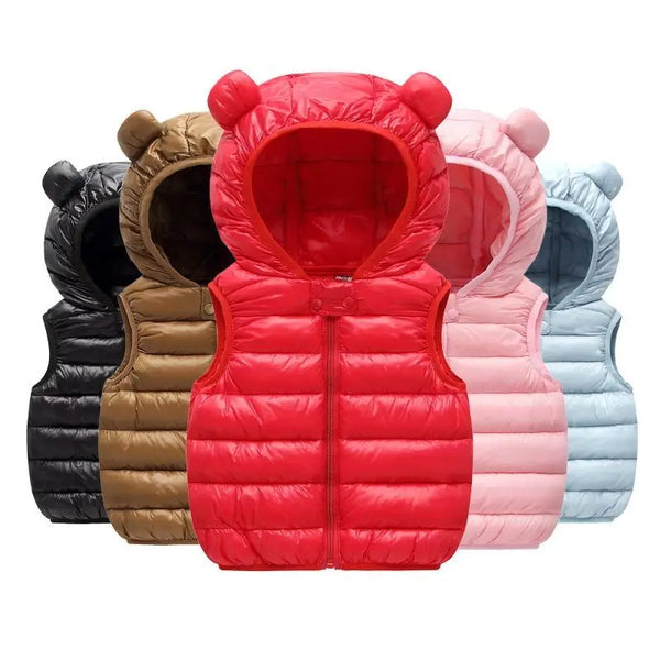 Vest Hooded Jacket Winter Autumn