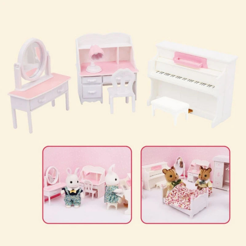 Miniature Furniture Toys Set