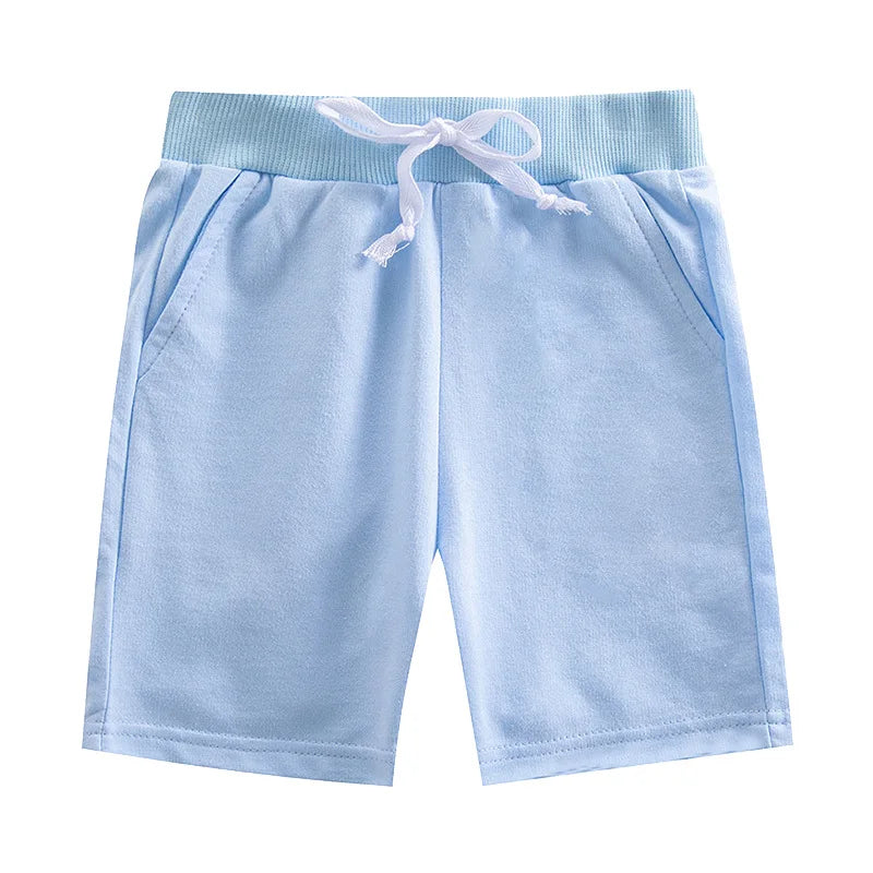 Elastic Waist Cotton Shorts